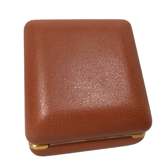 Vintage Seth Thomas Alarm Clock Travel Size Brown Foldable Plastic Case Glowing - Picture 10 of 16